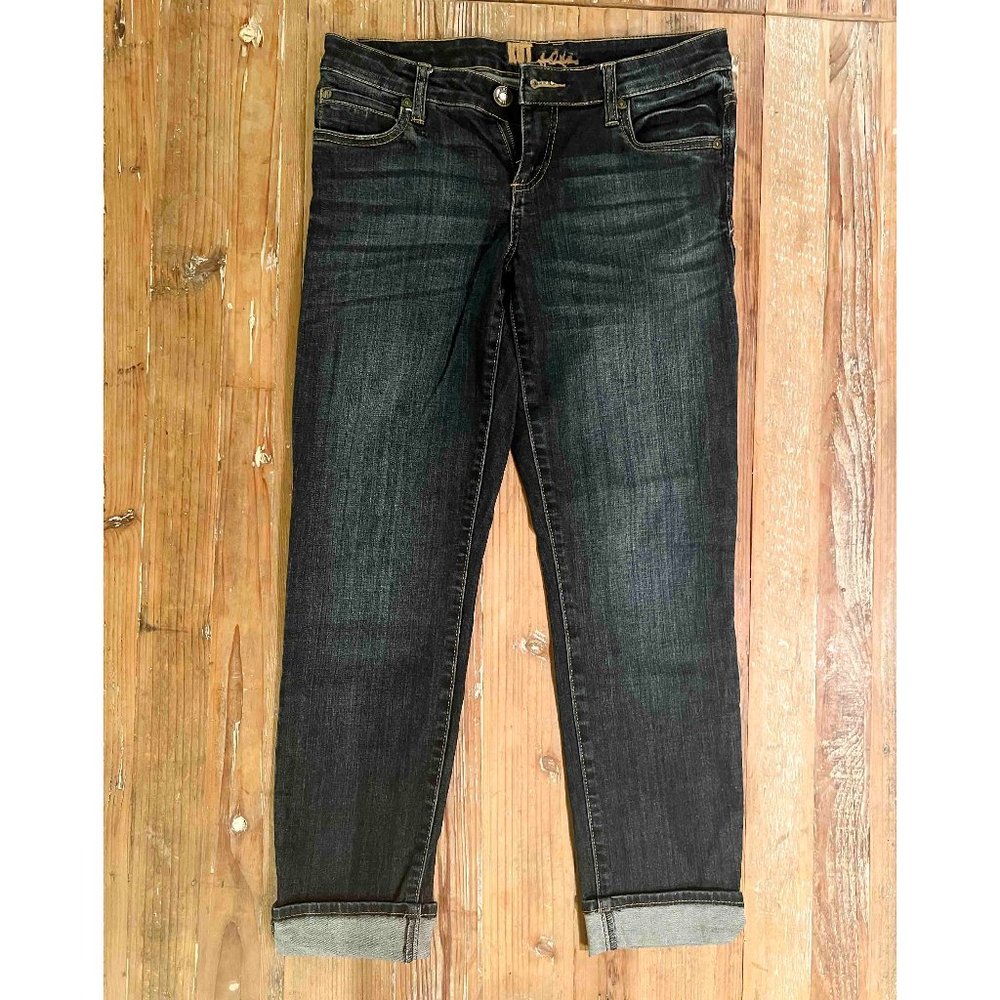 Kut from the Kloth Dark Wash Straight Leg Jeans